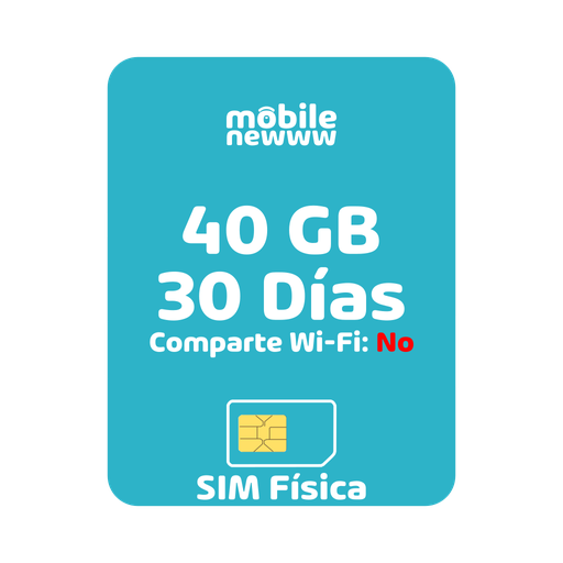 [SIM005] SIM | 40 GB