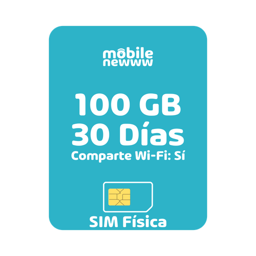 [SIM007] SIM | 100 GB